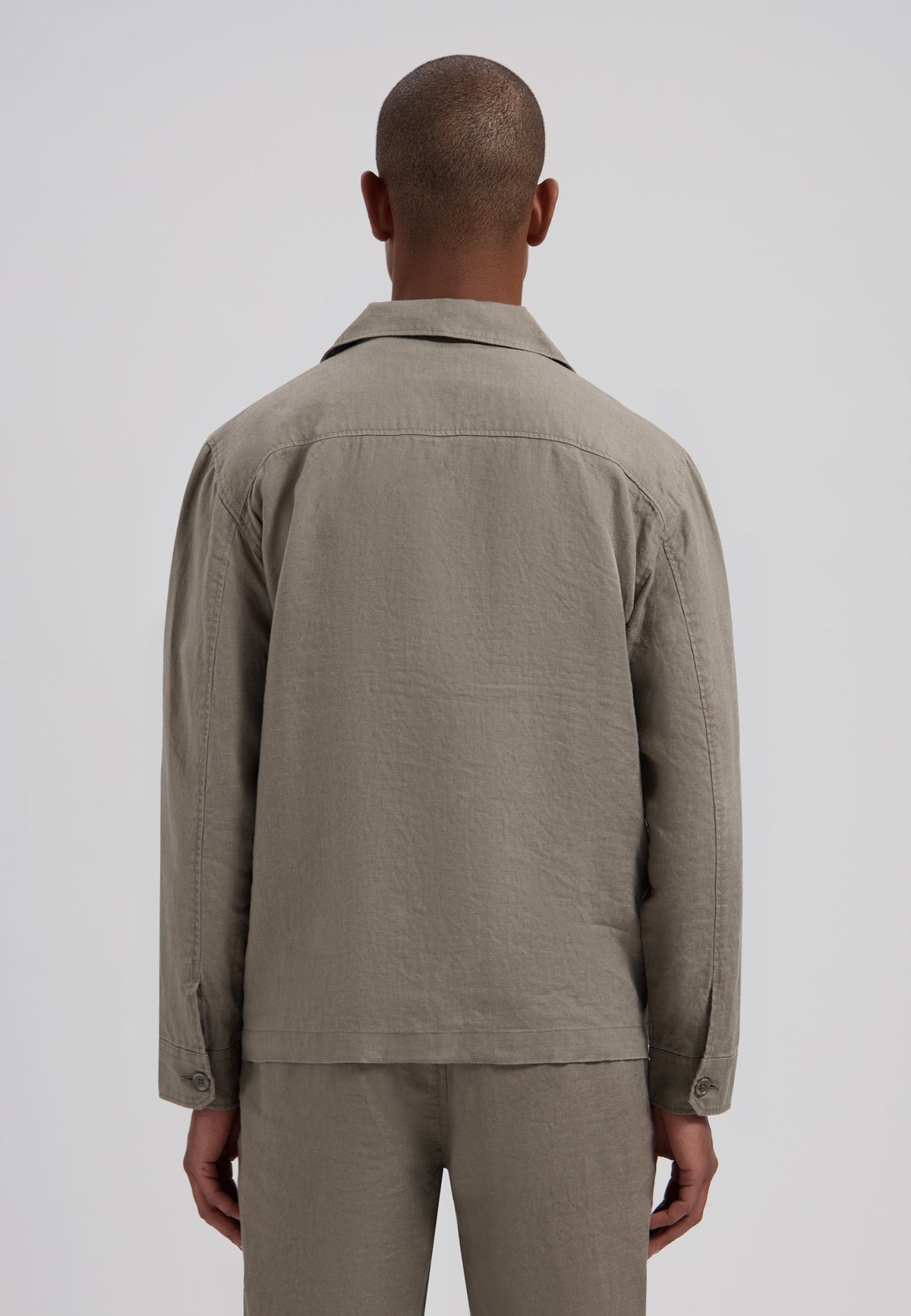 Dstrezzed Pierce Overshirt Grey Brown – segunda vista