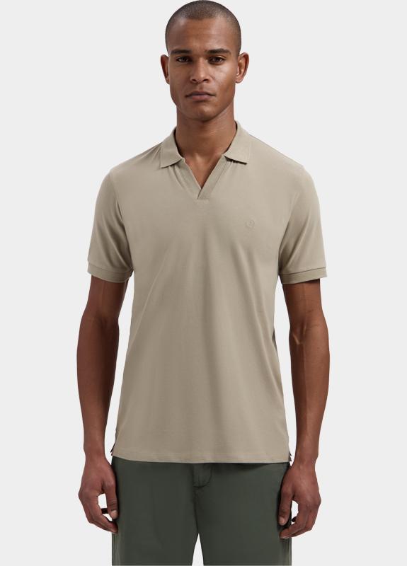 Dstrezzed Bowie V-Neck Polo 240022-276 Vintage Khaki
