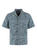 Dstrezzed Leo Resort Shirt 311509-621 Blue Fusion