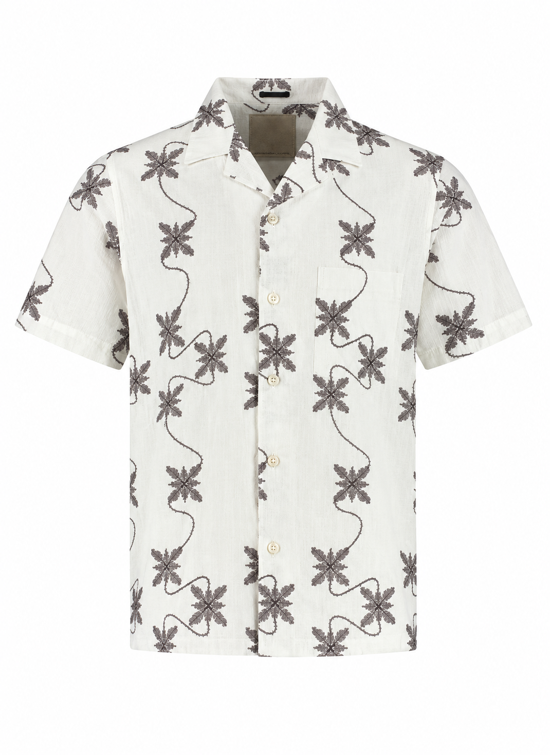 Dstrezzed Max Resort Shirt Silver Birch – vista frontal