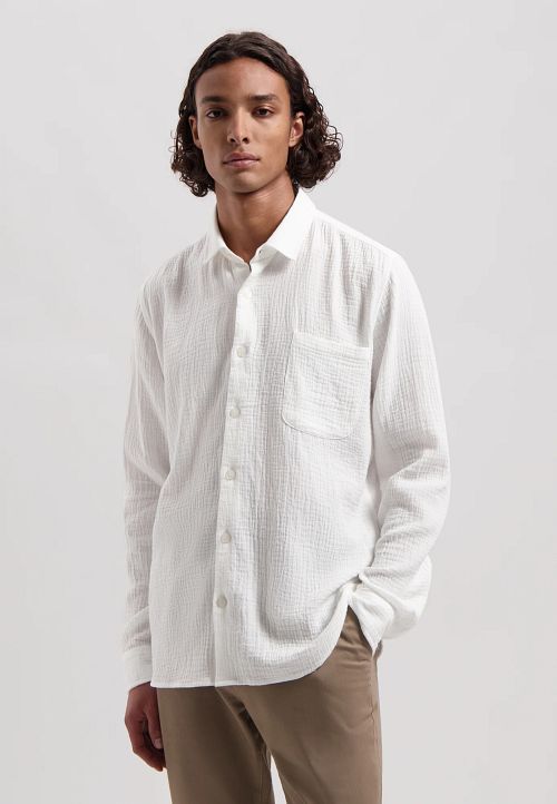 DSTREZZED Axton Shirt 303816-100 white – purtat