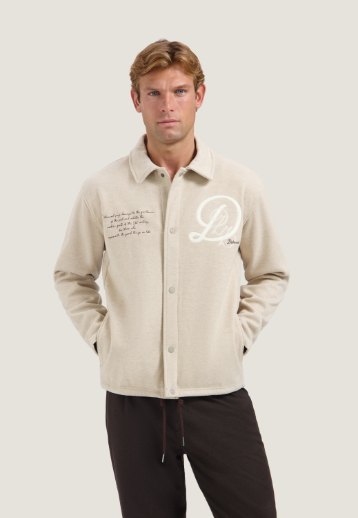 Chaqueta DSTREZZED Dylan Silver Birch – vista frontal con modelo