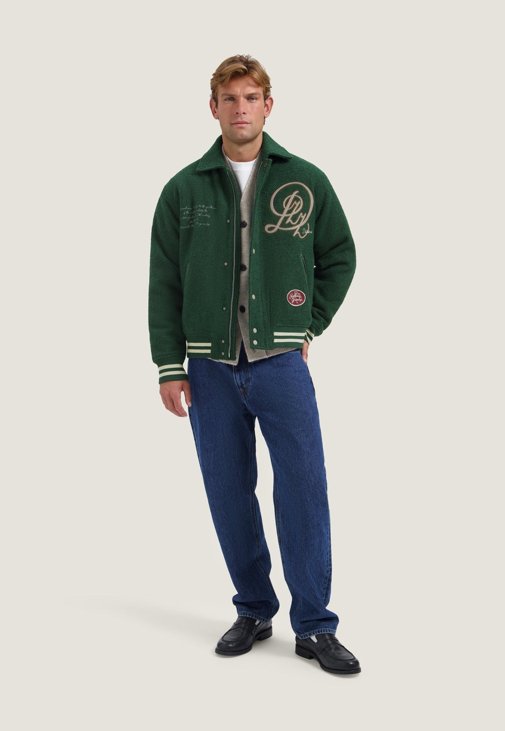 DSTREZZED Jack Varsity Bomber The Green – foto 4