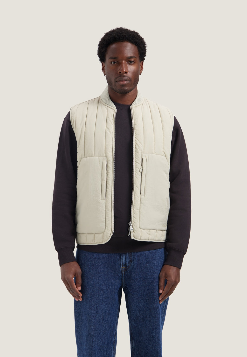 DSTREZZED Ollie Bodywarmer Vintage Sand – vista 2