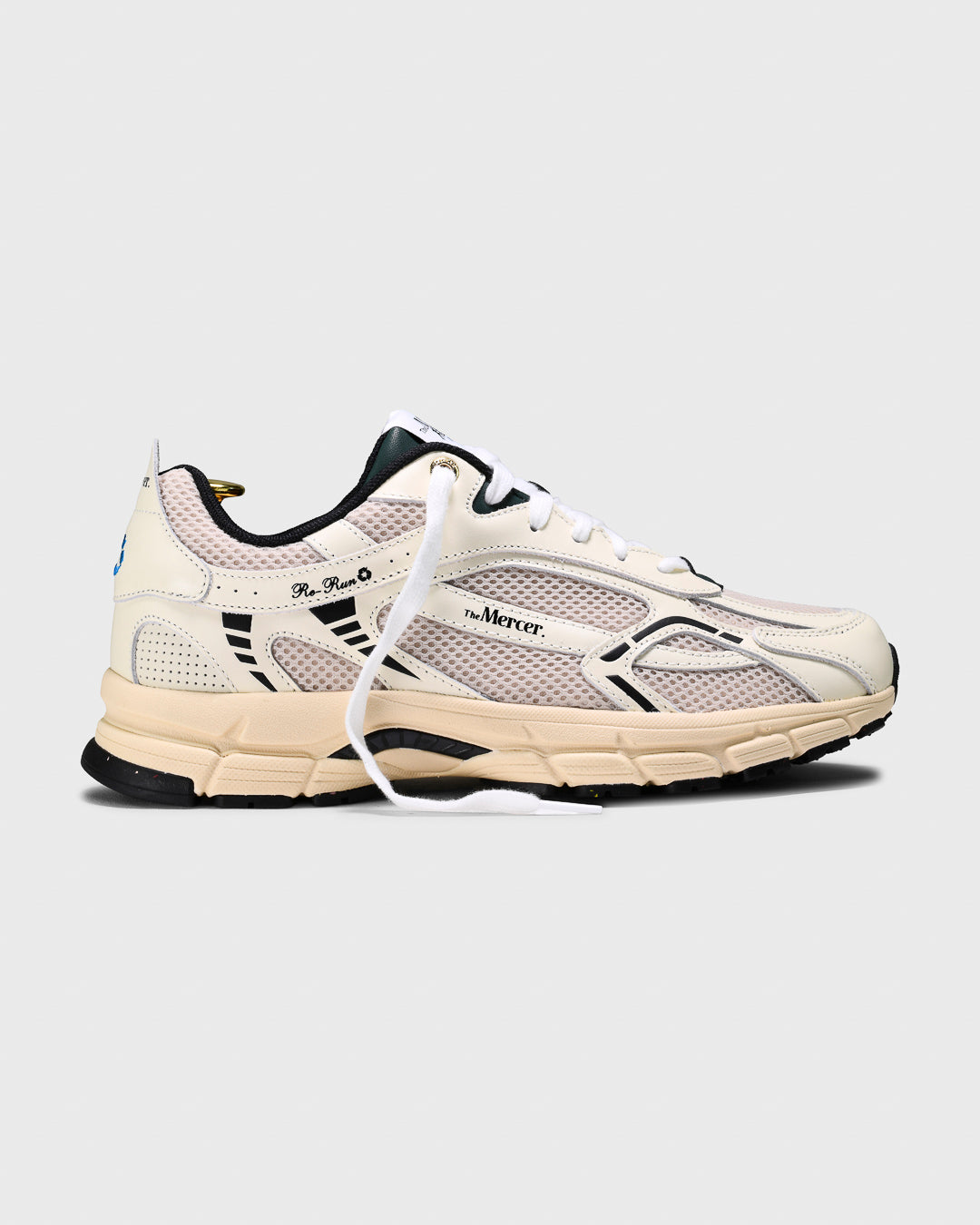 MERCER AMSTERDAM Re-Run Classics – Zapatillas unisex Off White – Estilo casual – Tallas 39–46