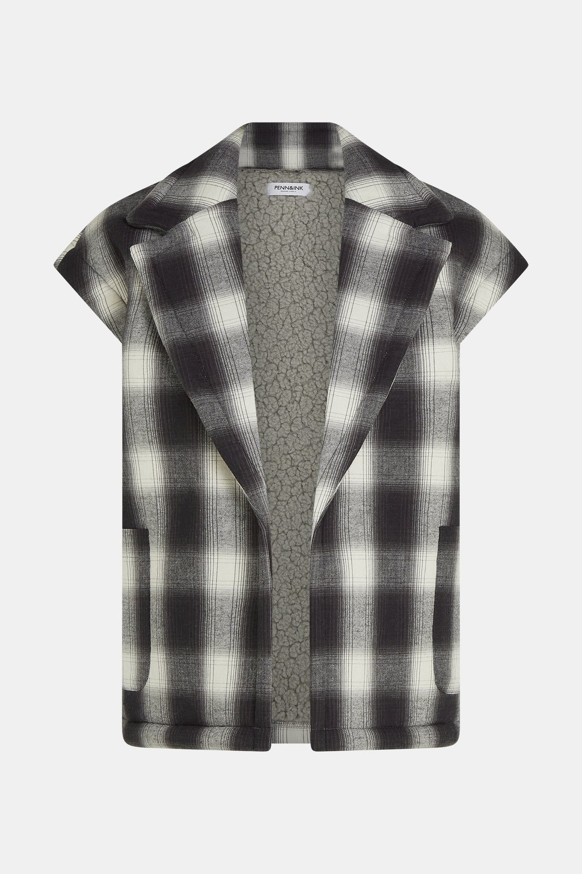 PENN&INK W26C390 Grey Check