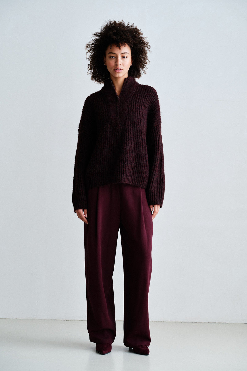 PENN&INK N.Y. Jersey W26C395 — Aubergine