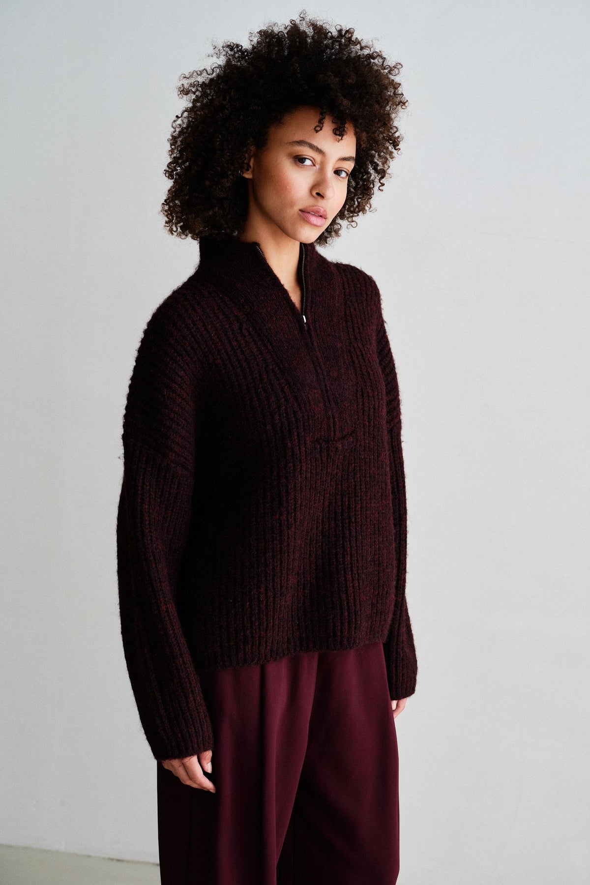 PENN&INK N.Y. Jersey W26C395 — Aubergine