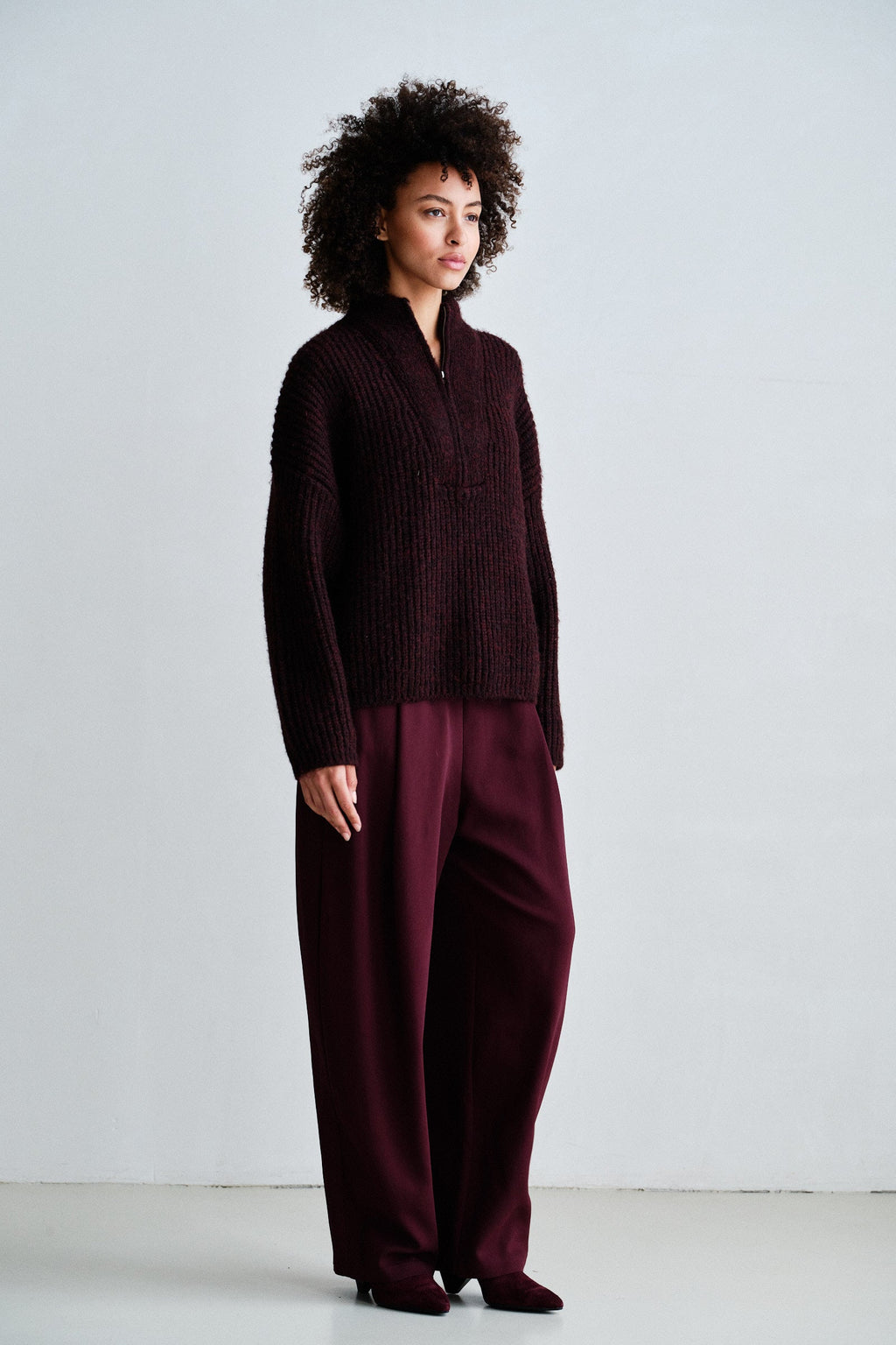 PENN&INK N.Y. Jersey W26C395 — Aubergine