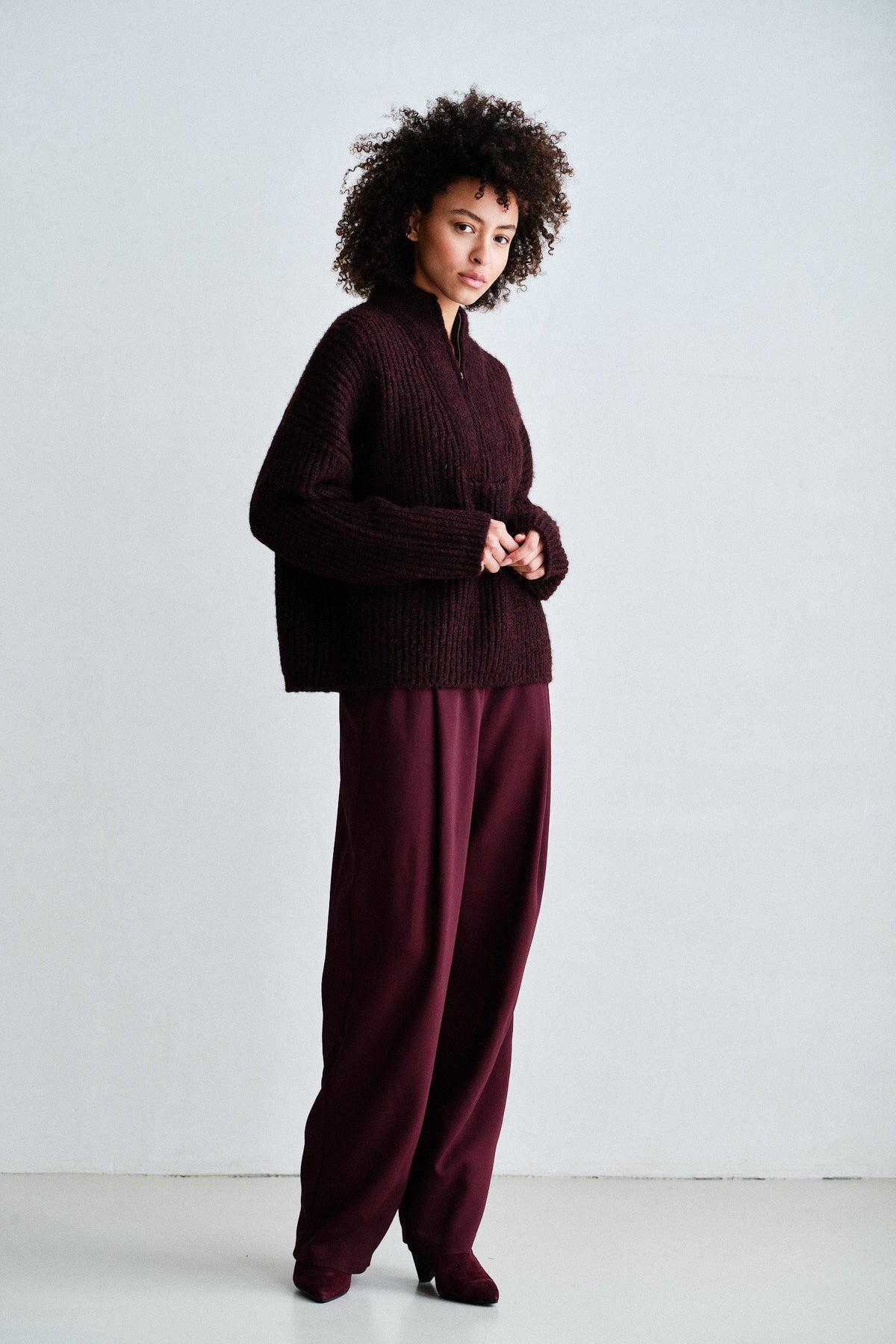 PENN&INK N.Y. Jersey W26C395 — Aubergine