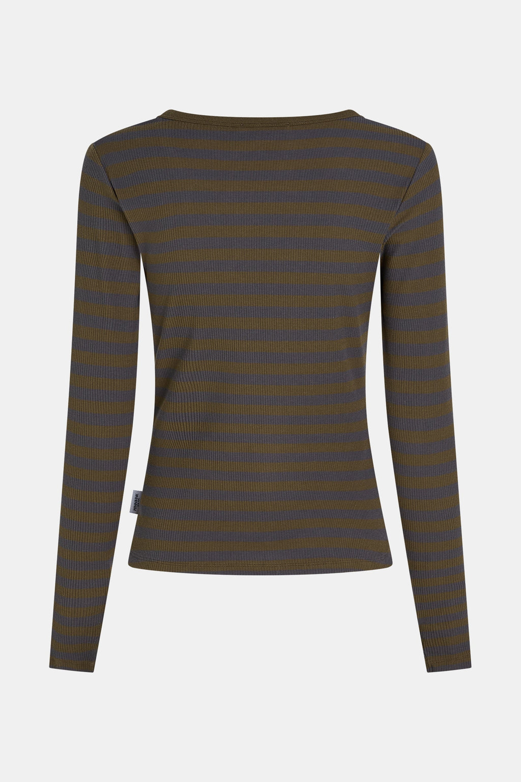 PENN&INK N.Y. Camiseta de manga larga a rayas W26F1923 — Tabac - Antra