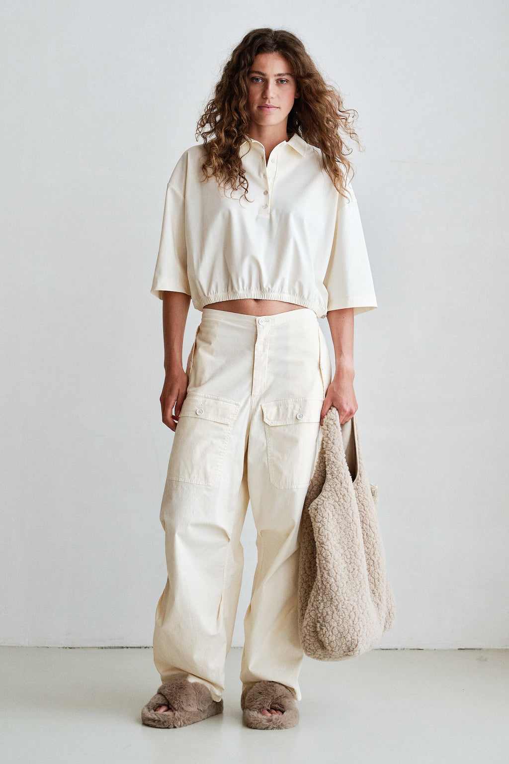PENN&INK N.Y. Pantalón W26Z895 — Ecru