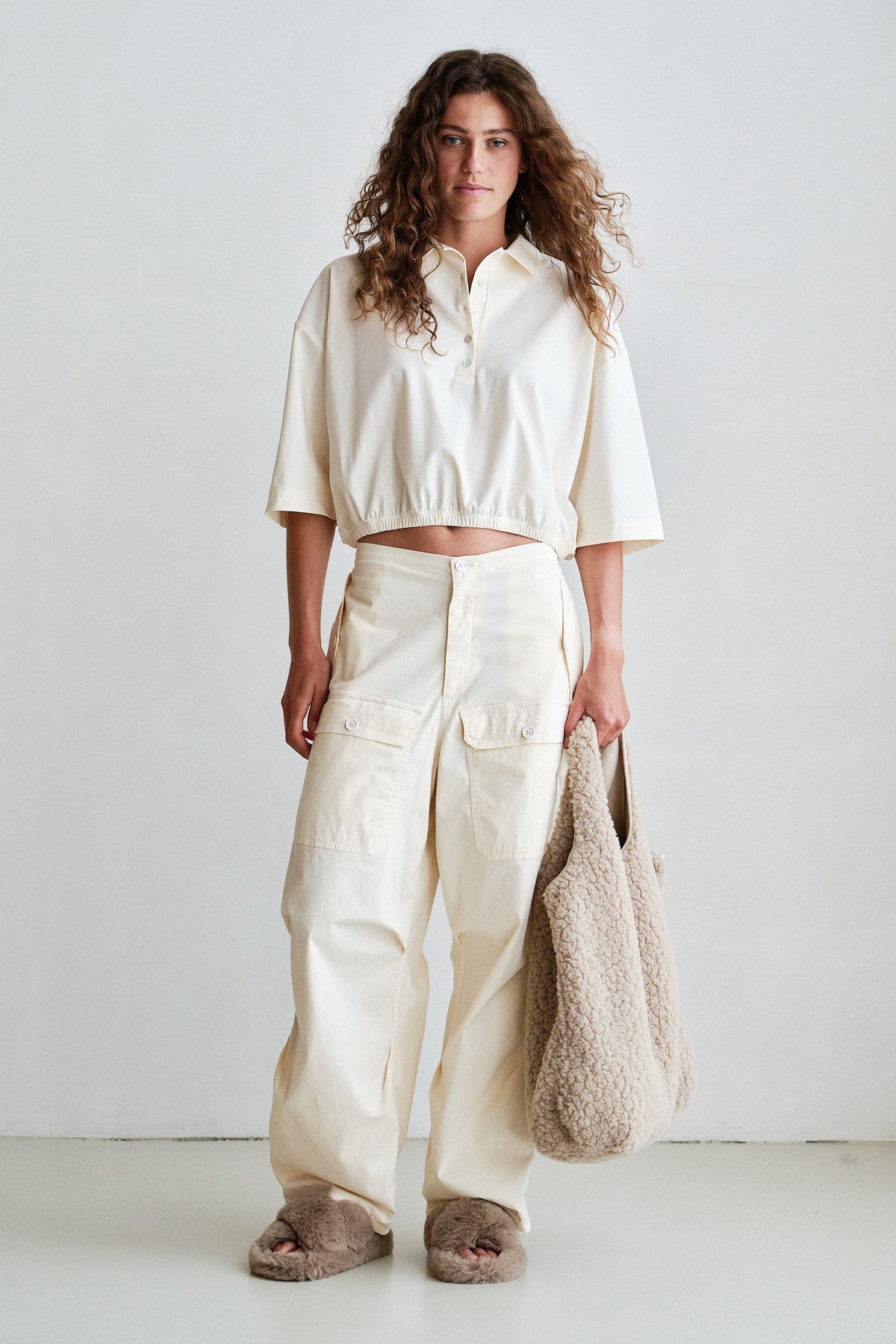 PENN&INK N.Y. Pantalón W26Z895 — Ecru