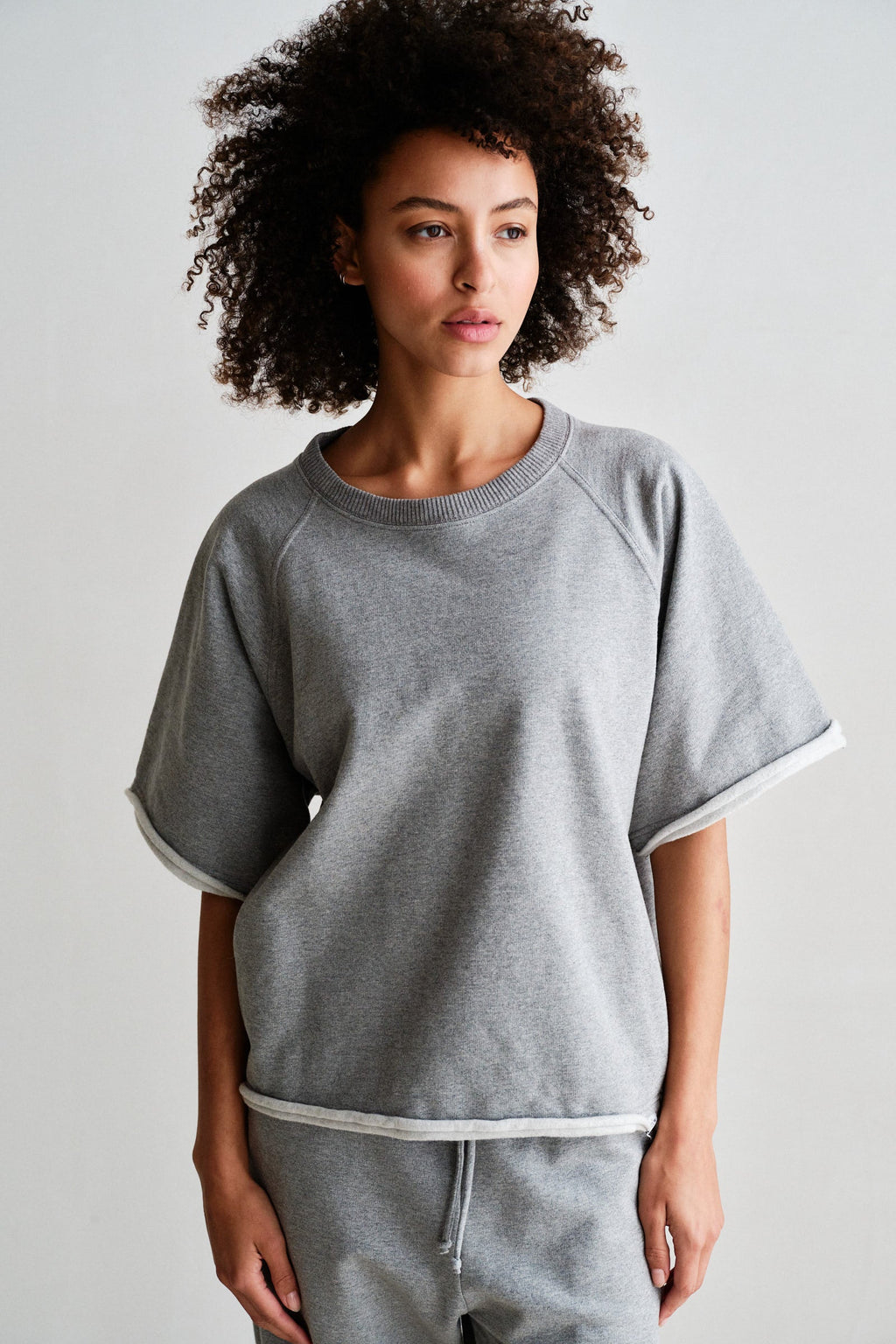 Sudadera Penn & Ink W26T1314 Grey Melange - imagen 1