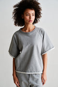 Sudadera Penn & Ink W26T1314 Grey Melange - imagen 1