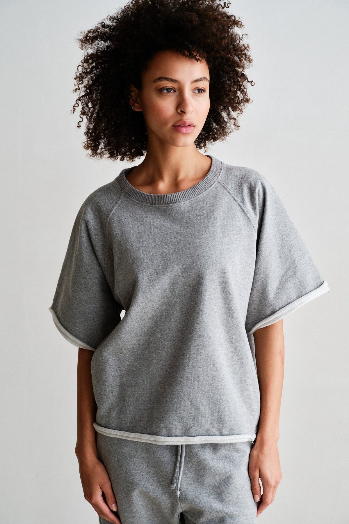 Sudadera Penn & Ink W26T1314 Grey Melange - imagen 1