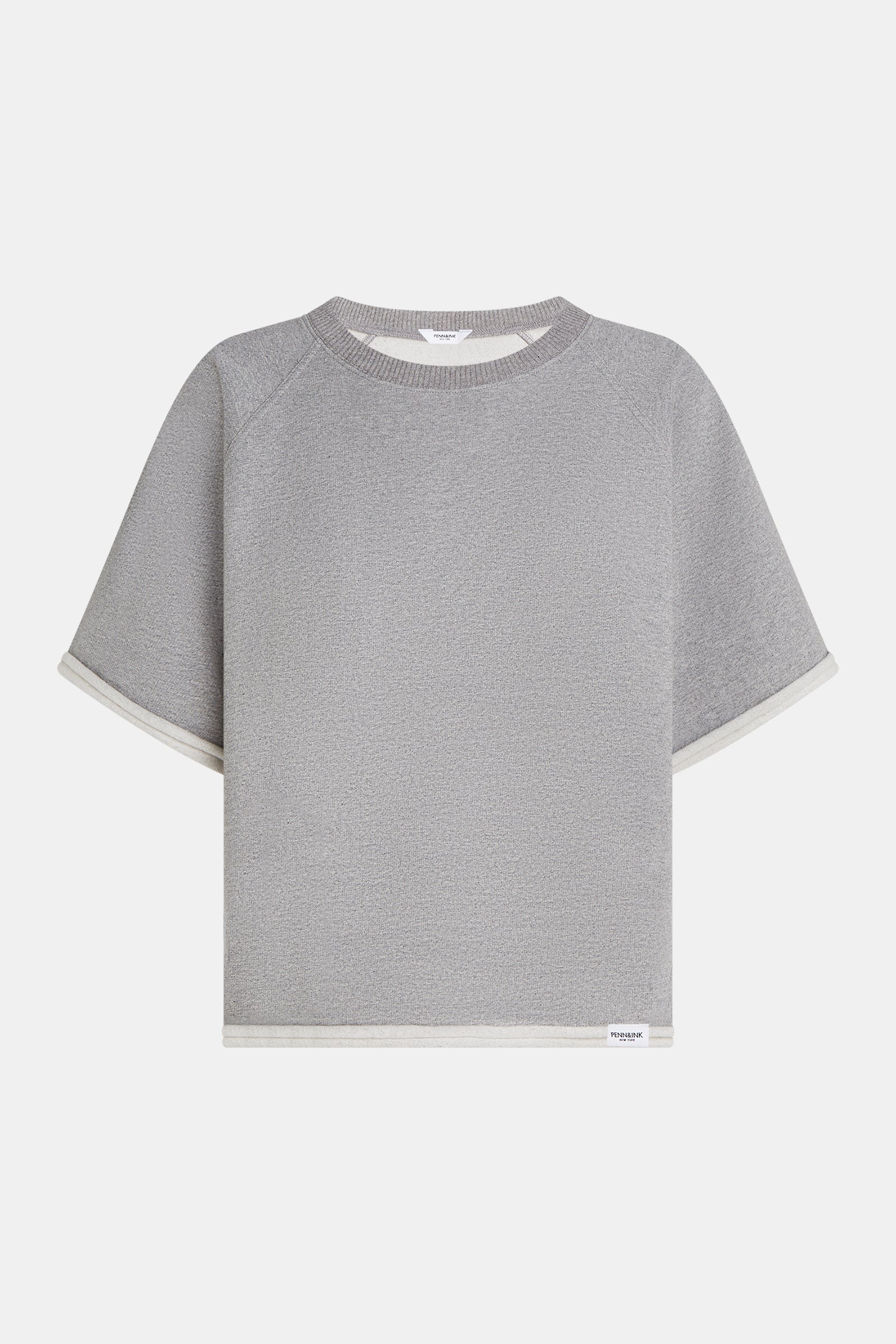 Sudadera Penn & Ink W26T1314 Grey Melange - imagen 2