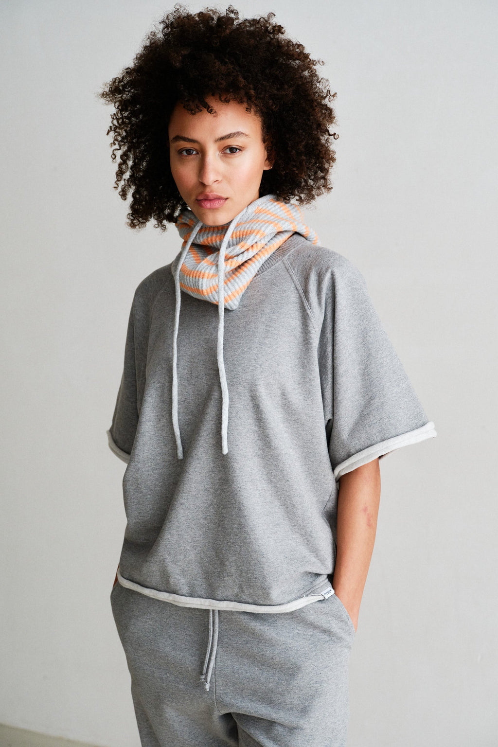 Sudadera Penn & Ink W26T1314 Grey Melange - imagen 6