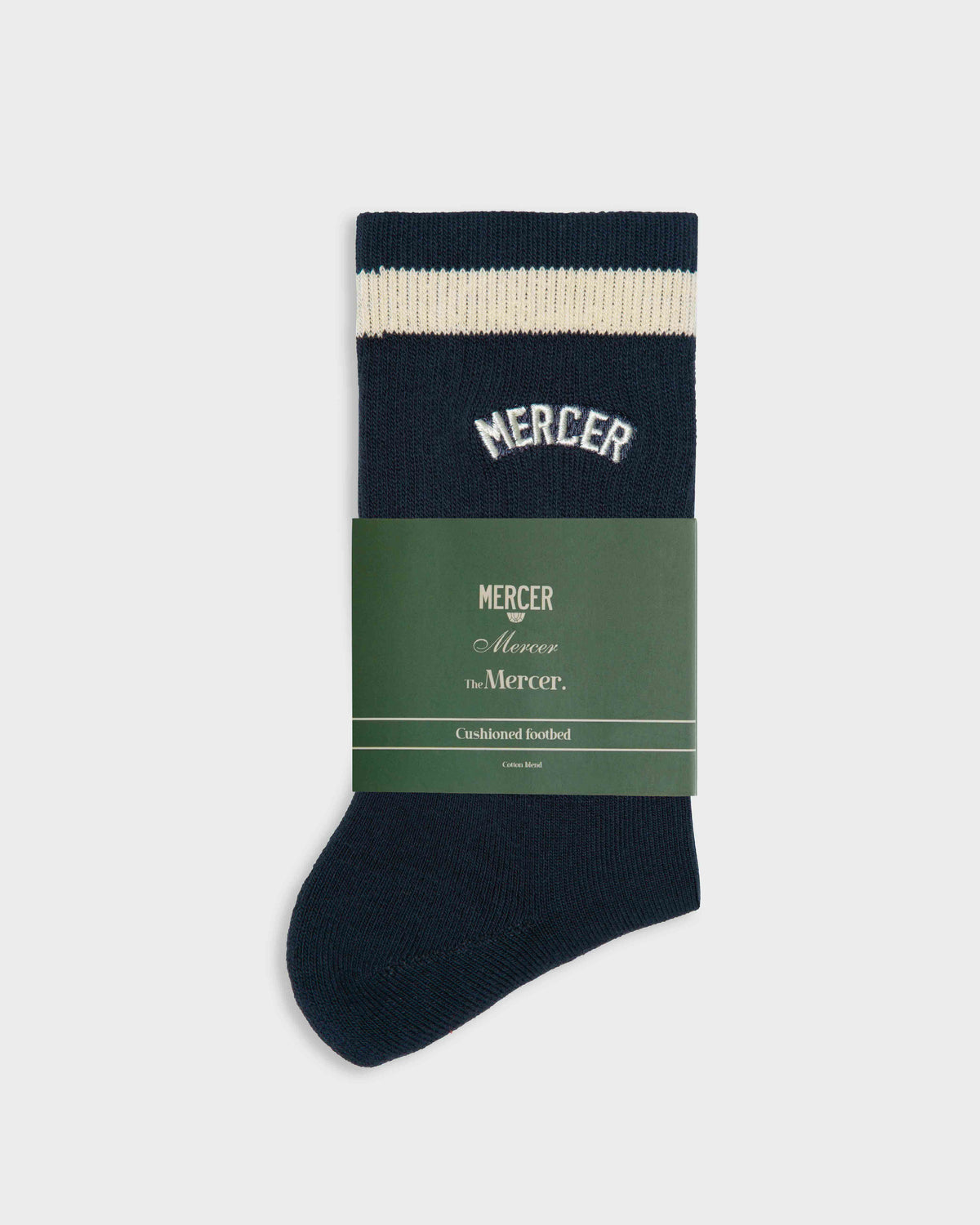 MERCER Signature Socks Blue – detail