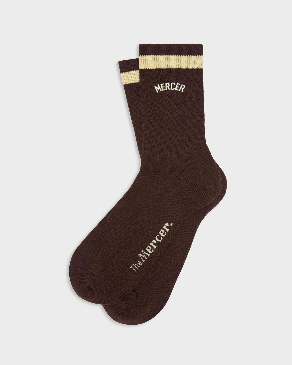 MERCER Signature Socks Brown