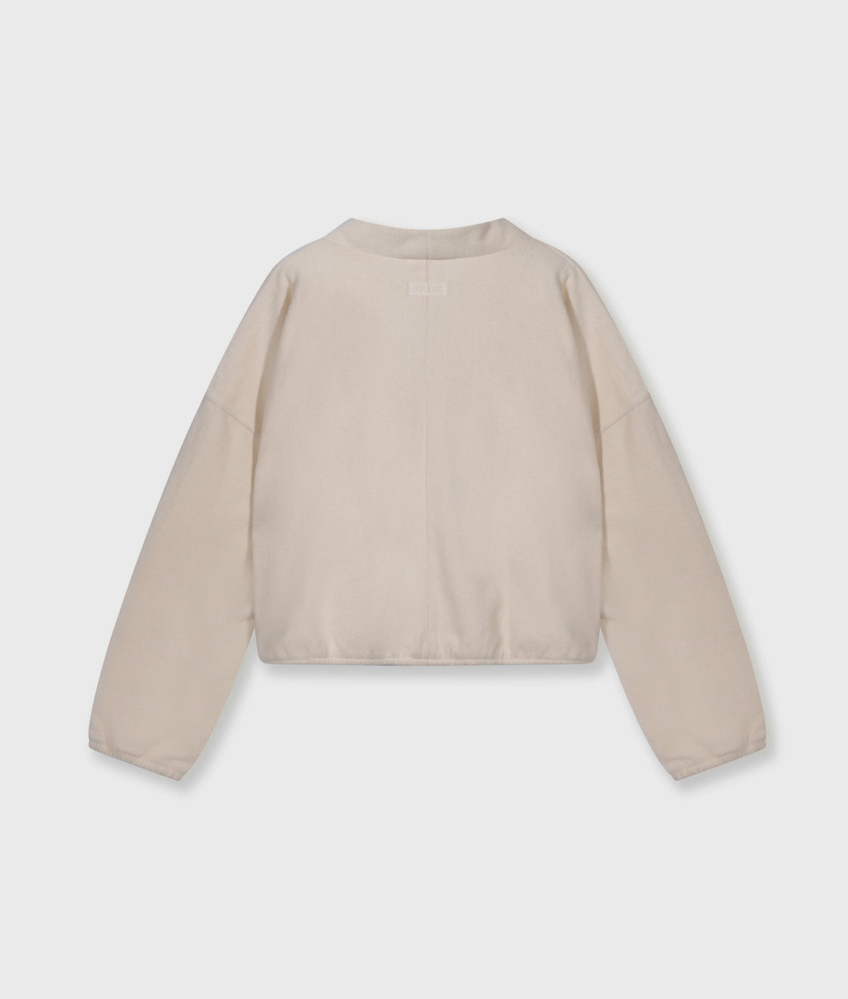 Brushed Baseball Cardigan Powder