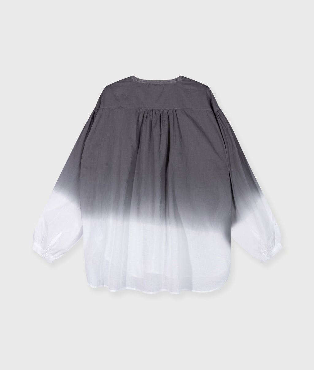 dip dye blouse | mid grey – detalle del producto