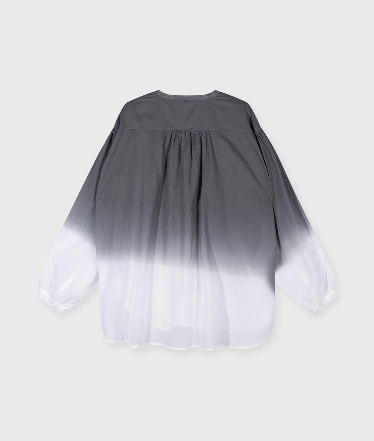 dip dye blouse | mid grey – detalle del producto