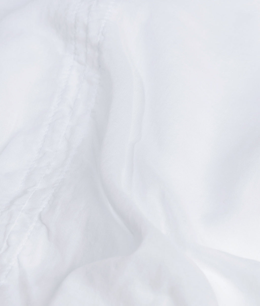 half zip balloon top | white – detalle del producto