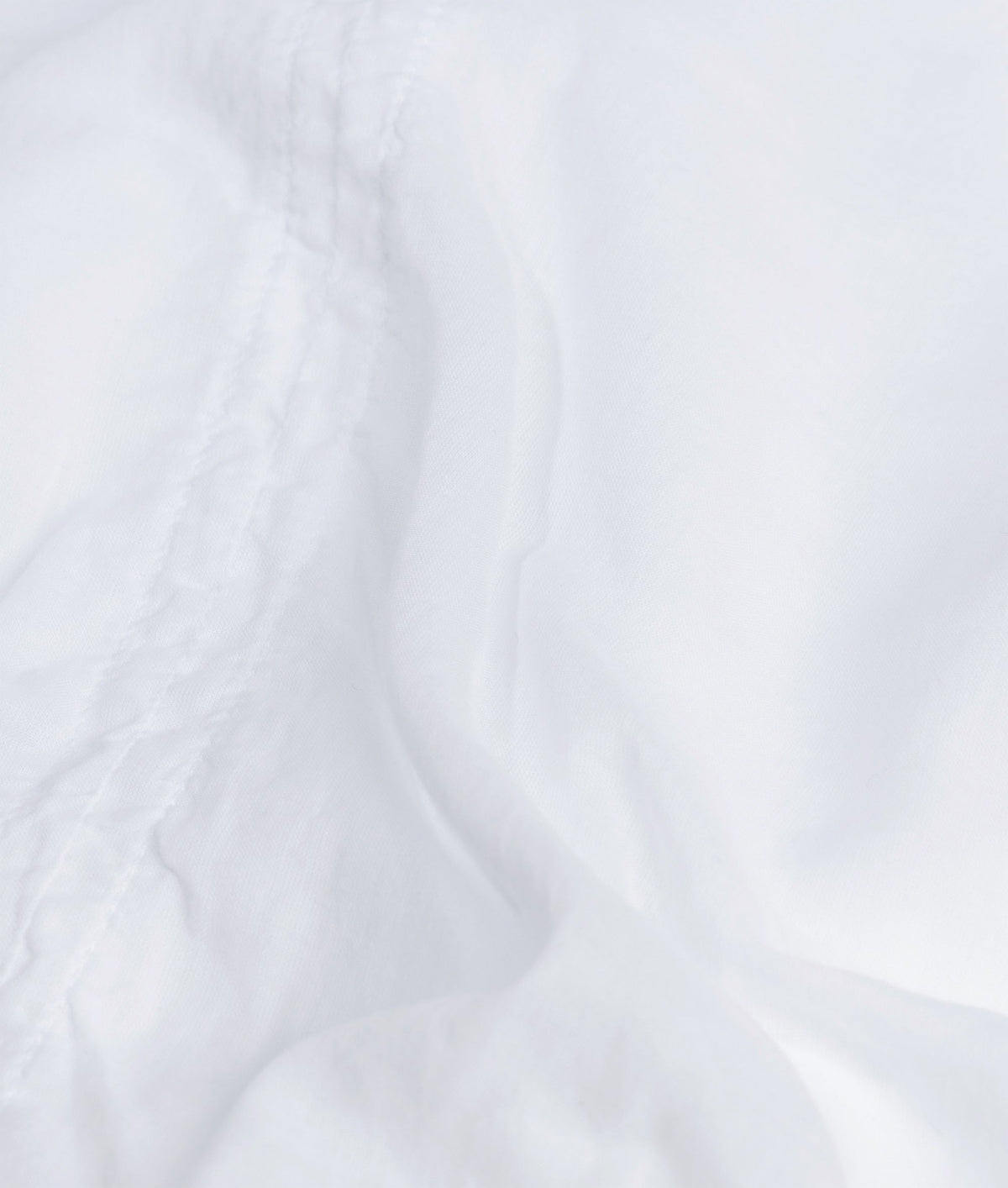 half zip balloon top | white – detalle del producto