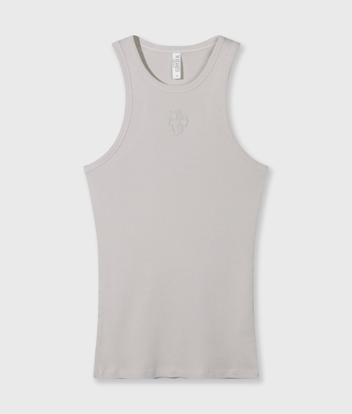 tank top rib | stone – detalle del producto