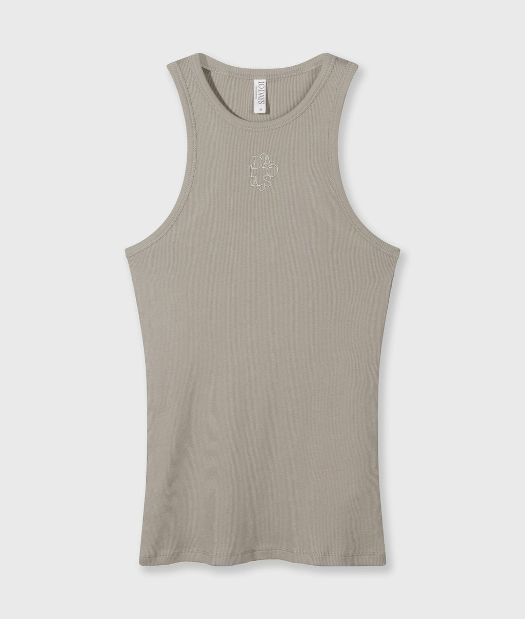 tank top rib | fog – detalle del producto
