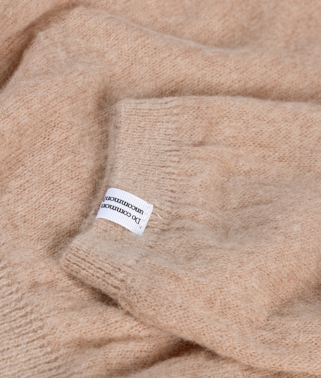 thin knit sweater | light fudge – detalle del producto