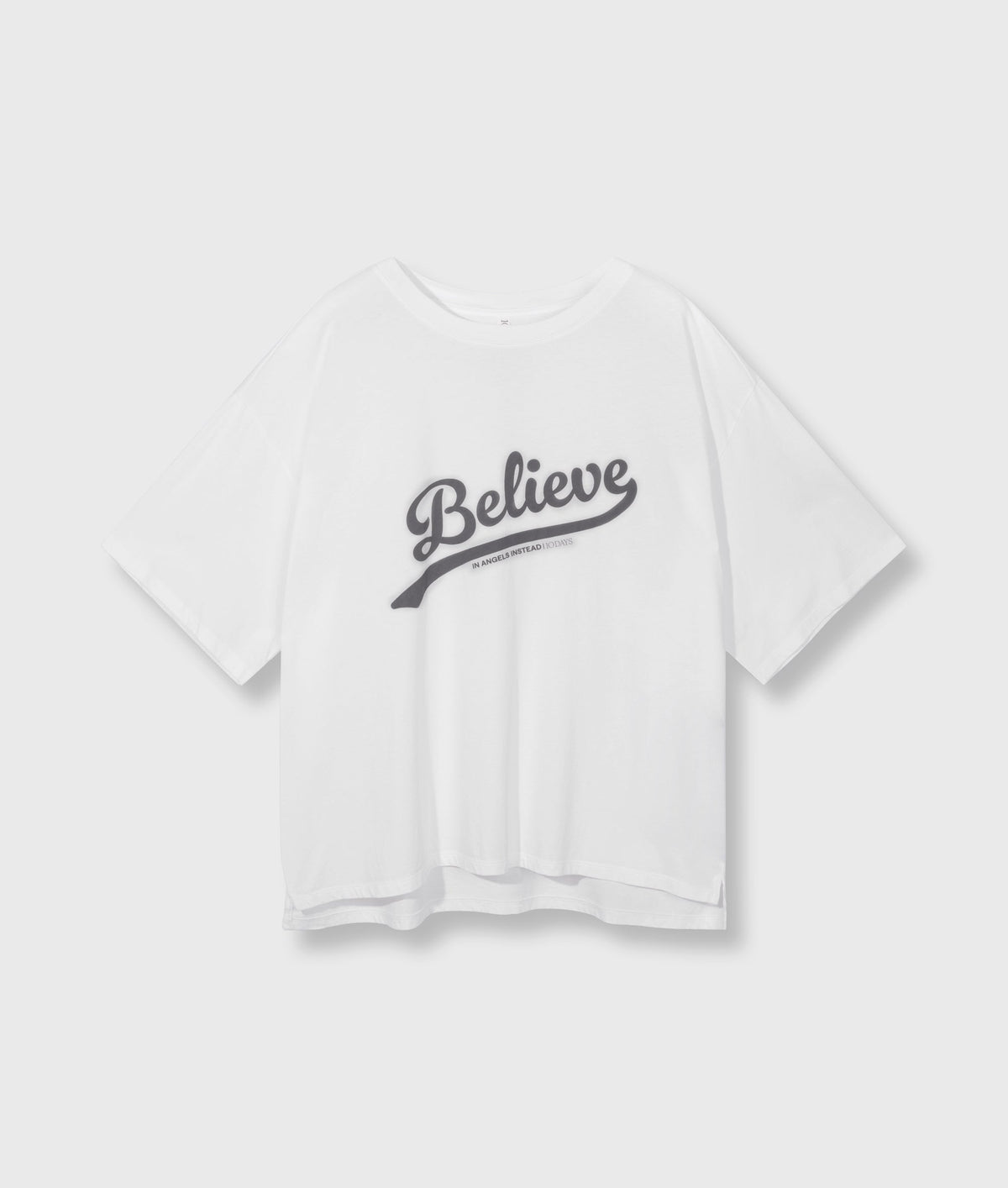 believe tee | white – detalle del producto