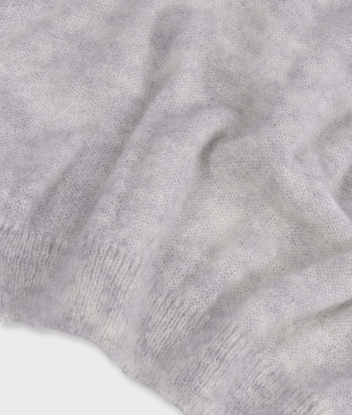 THE KNIT SWEATER | light grey melee – detalle del producto