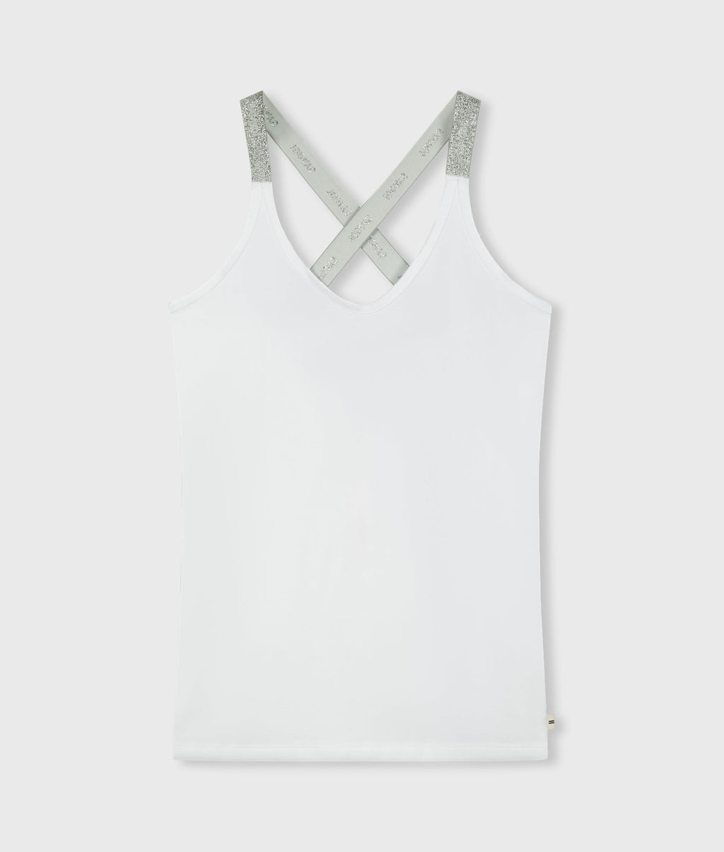 THE WRAPPER LUREX | white – detalle del producto