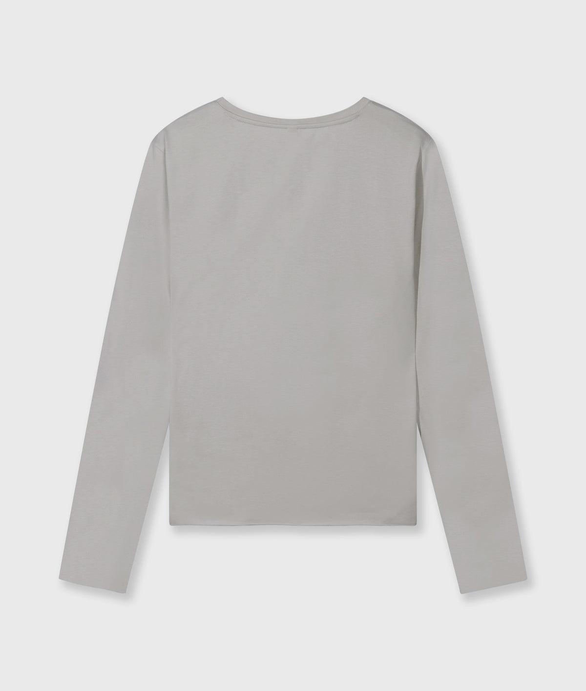 slim long sleeve tee | stone – vista adicional