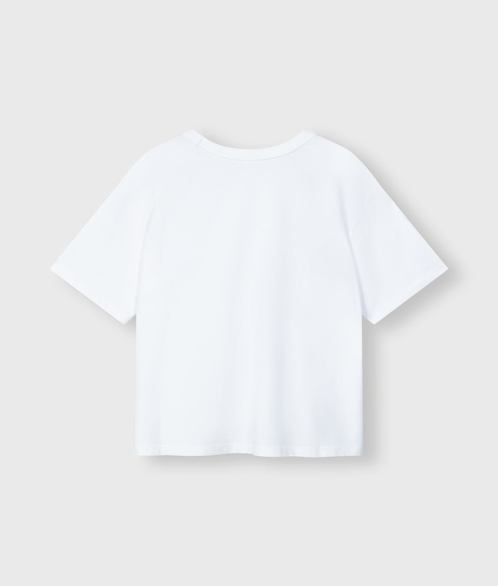THE THICK COTTON TEE | white – vista adicional