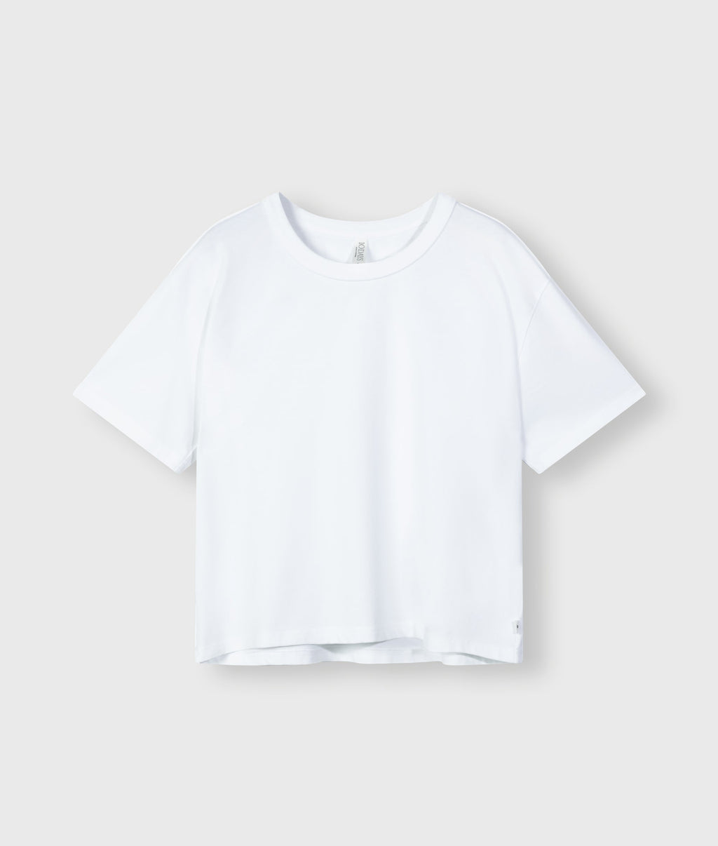 THE THICK COTTON TEE | white – vista adicional