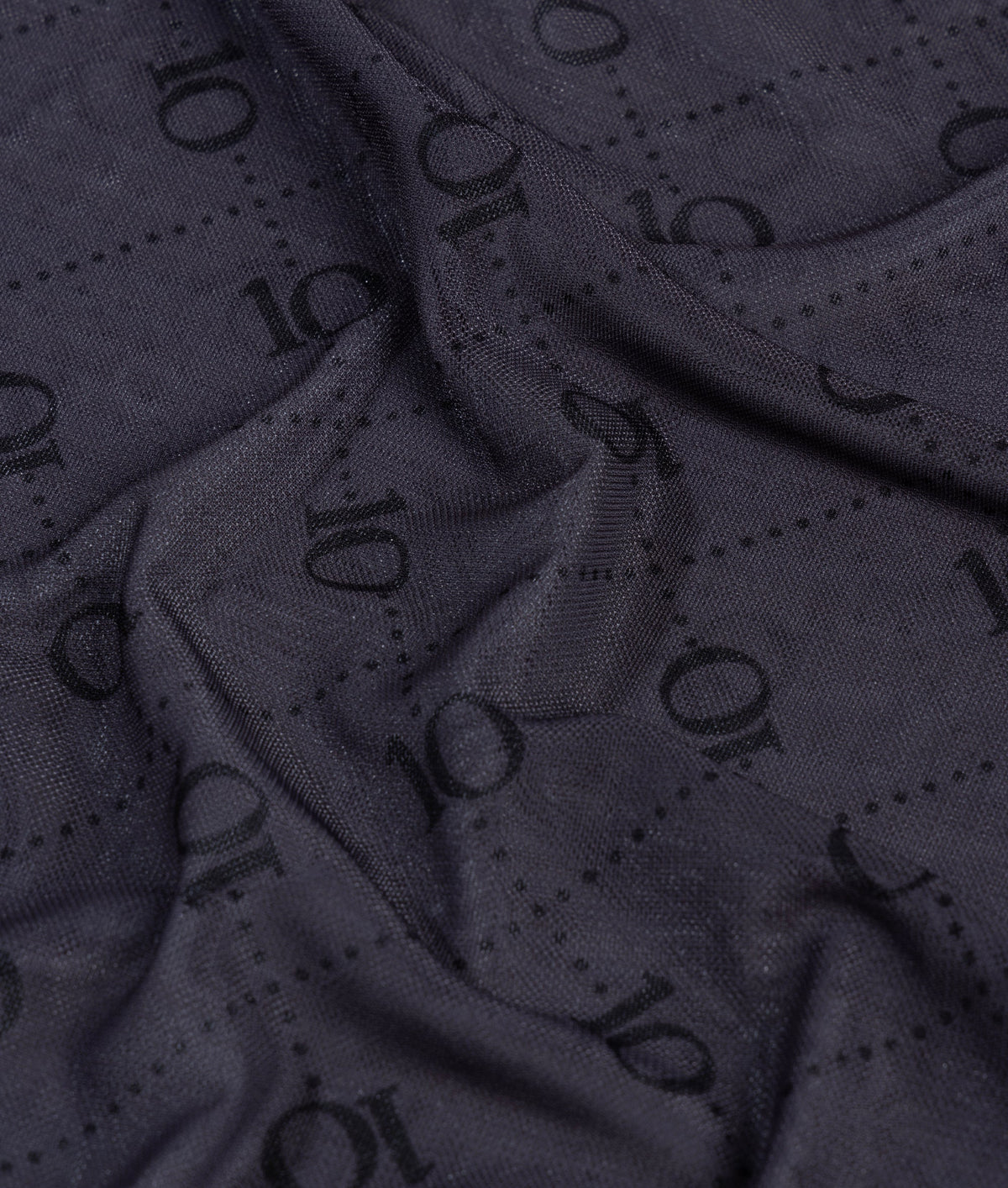 mesh long sleeve monogram | steel blue – detalle del producto