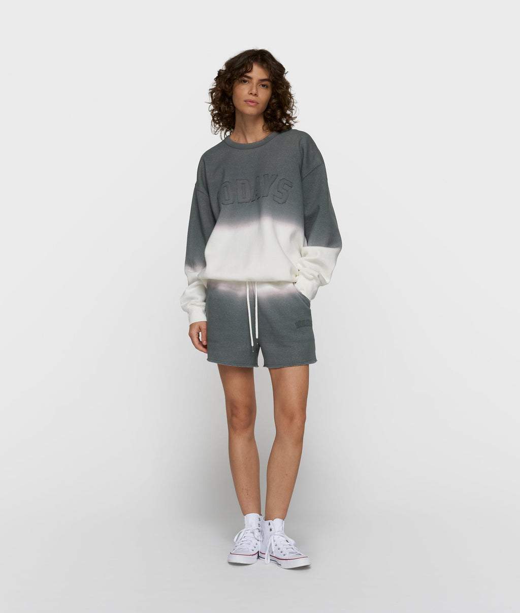 shorts dip dye | mid grey – vista adicional