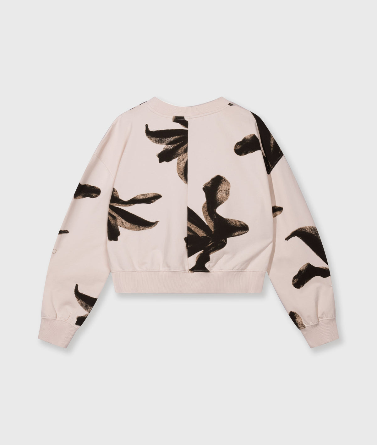 cropped sweater flower | powder – vista adicional
