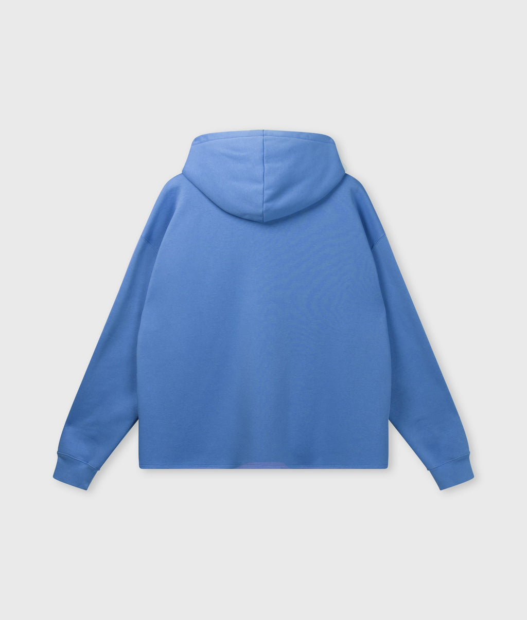 statement zip hoodie | ultramarine – vista adicional
