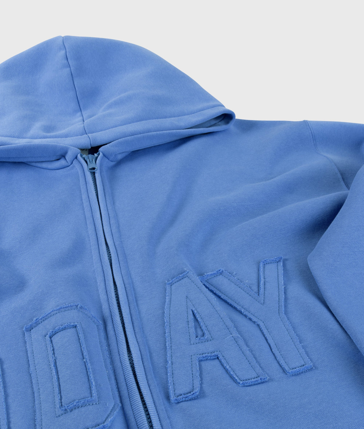 statement zip hoodie | ultramarine – vista adicional