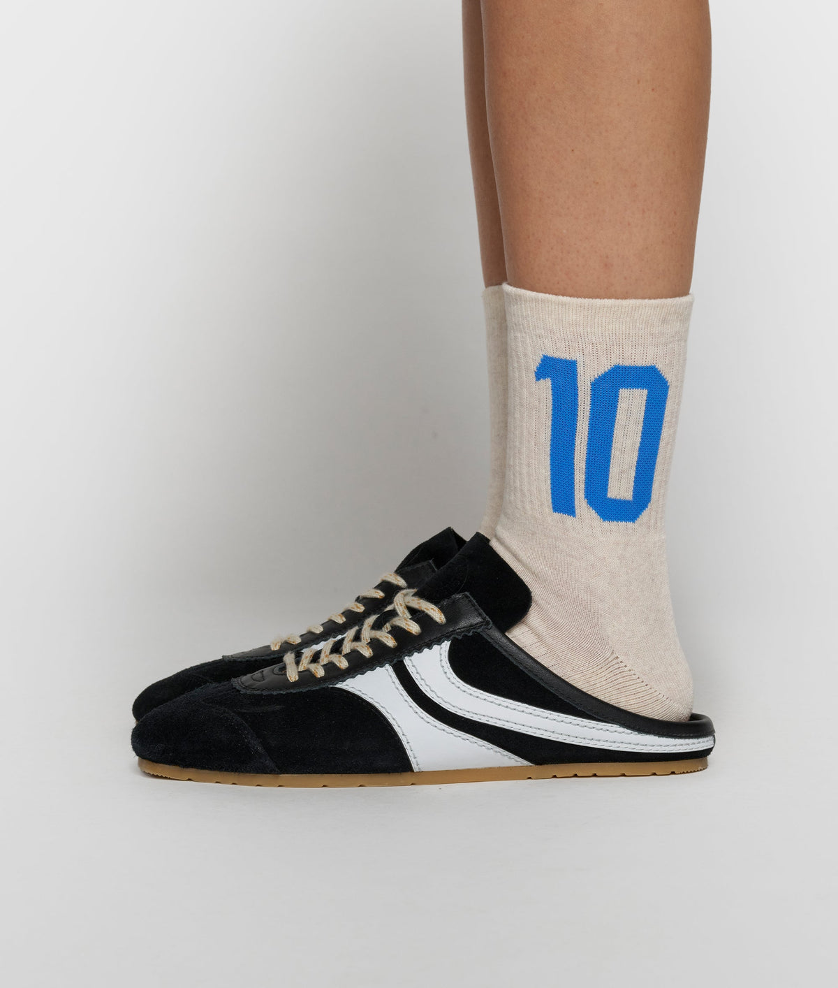 socks baseball 10 | soft white melee – vista adicional
