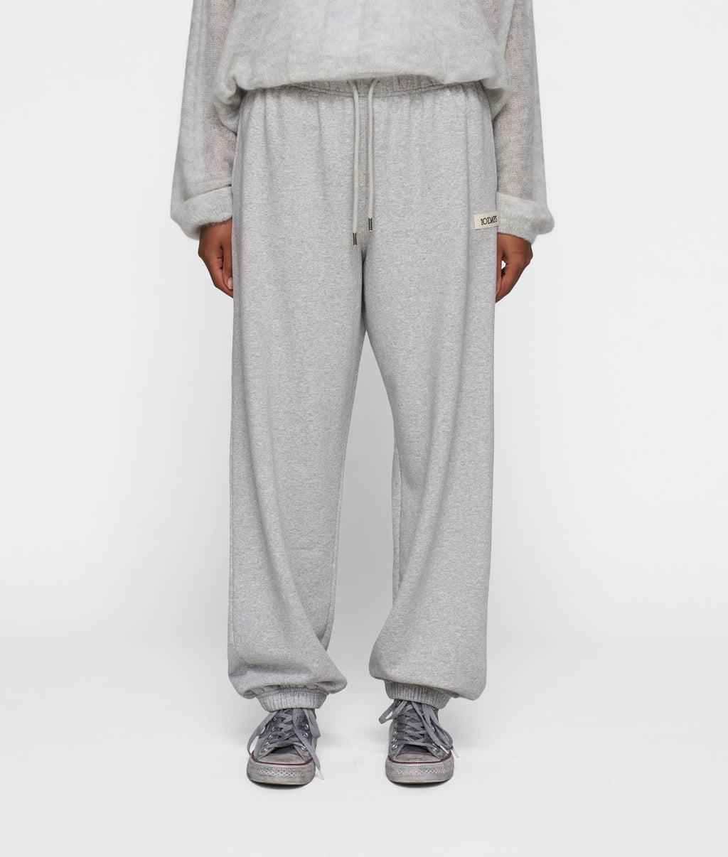 THE BAR JOGGER FLEECE | light grey melee – vista adicional