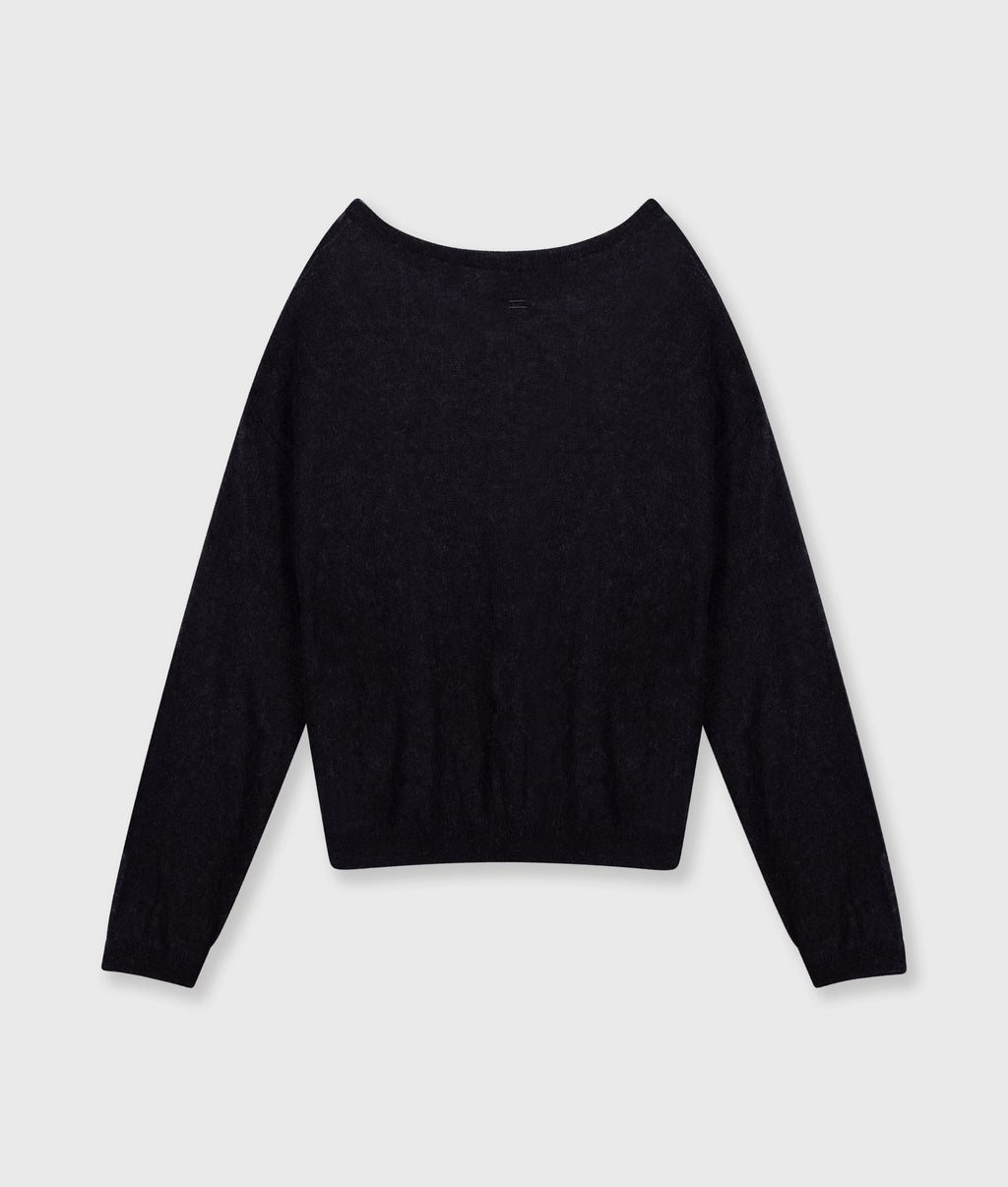 THE KNIT SWEATER | black – vista adicional