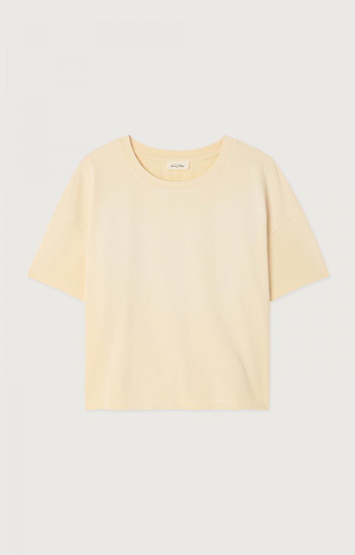 American Vintage AFO02EH26 – Camiseta de mujer de manga corta y corte amplio – Estilo casual – Tallas XS/S, M/L – vista adicional
