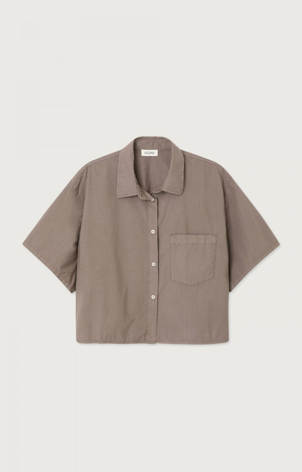 American Vintage BAI06AE26 – Camisa de mujer de manga corta y corte amplio – Estilo casual – Tallas XS/S, M/L – vista adicional
