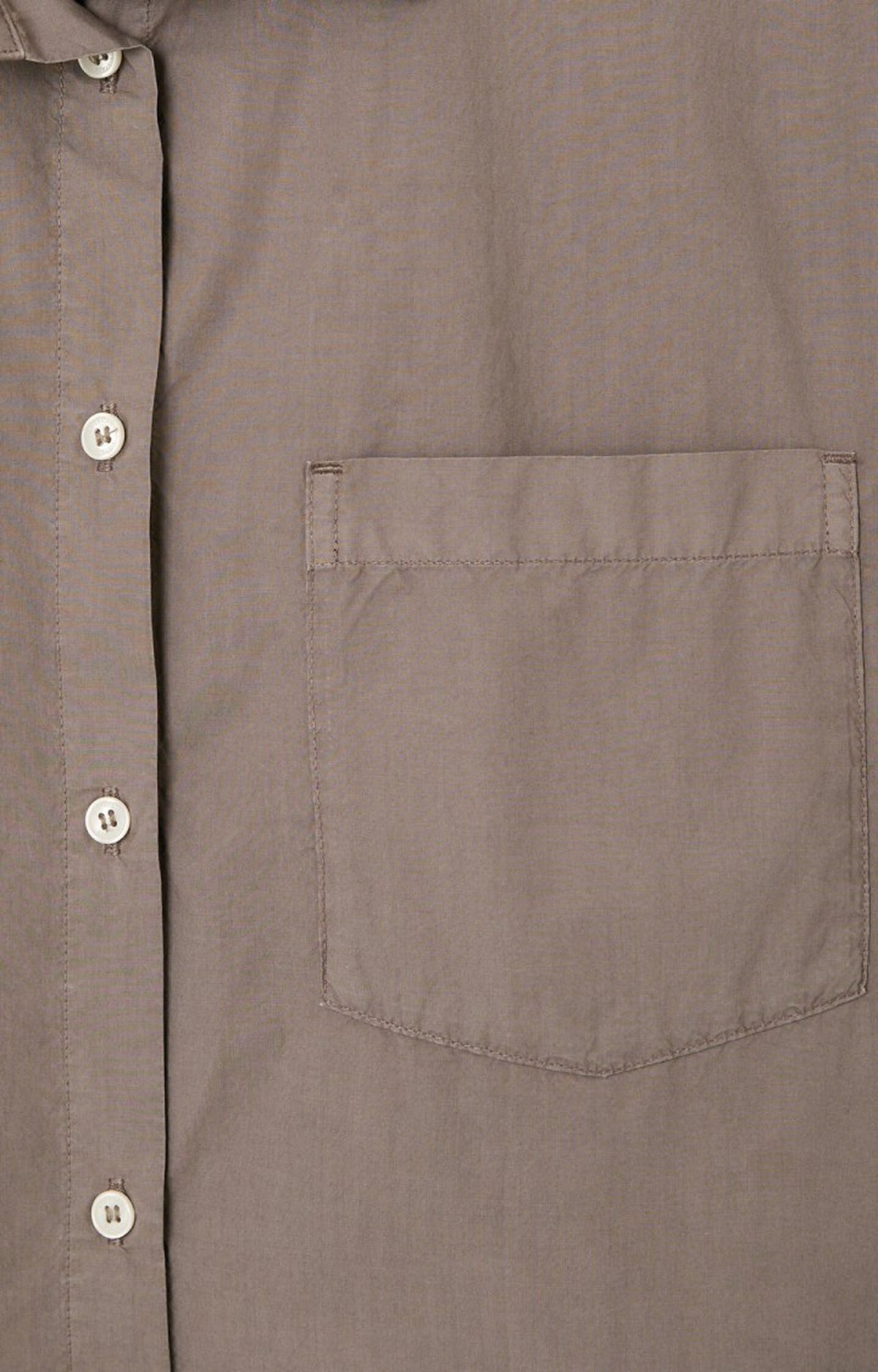American Vintage BAI06AE26 – Camisa de mujer de manga corta y corte amplio – Estilo casual – Tallas XS/S, M/L – vista adicional