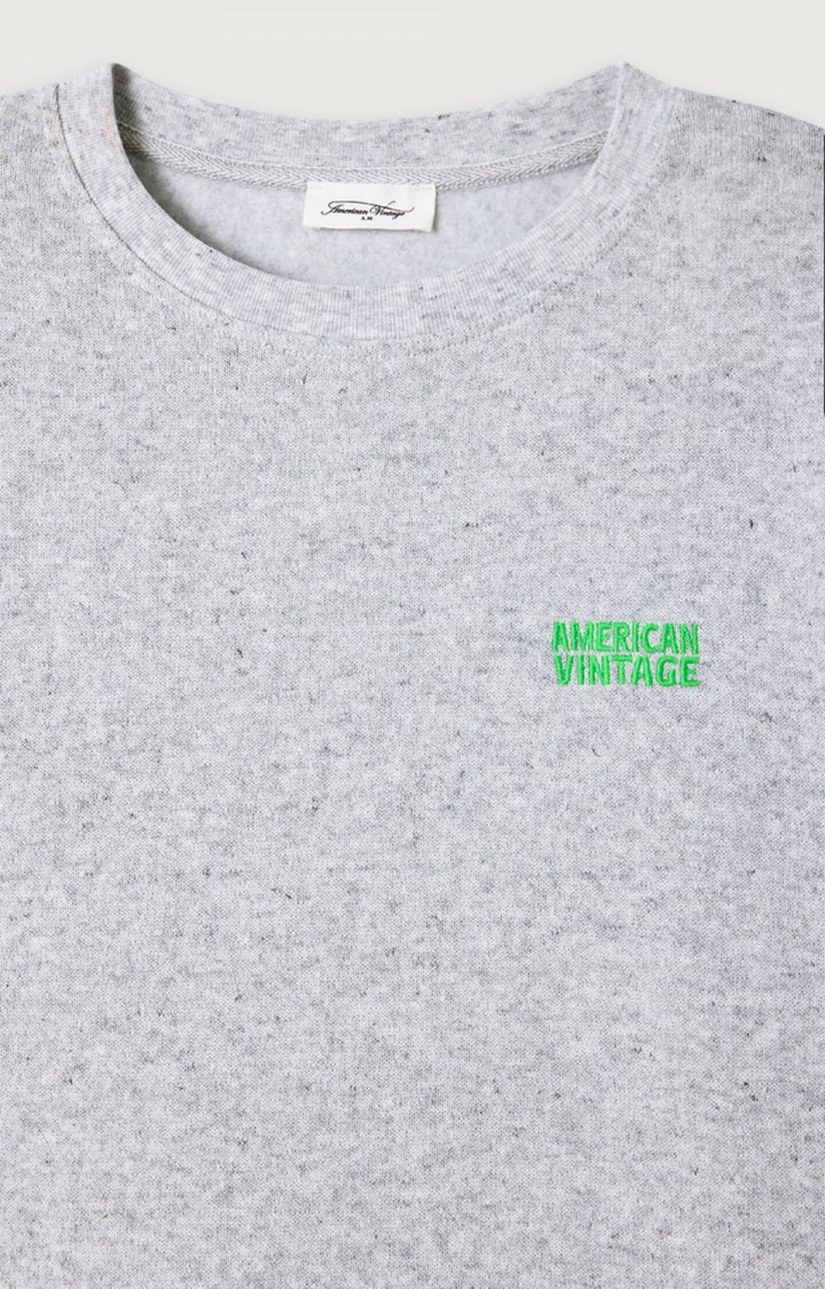 American Vintage EVO03AH26 – Sudadera de mujer de manga larga y corte amplio – Estilo casual – Tallas S, M, L – vista adicional